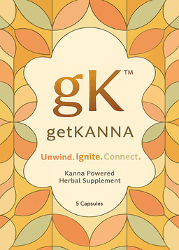 getKANNA Kanna Supplement Pouch Front Label