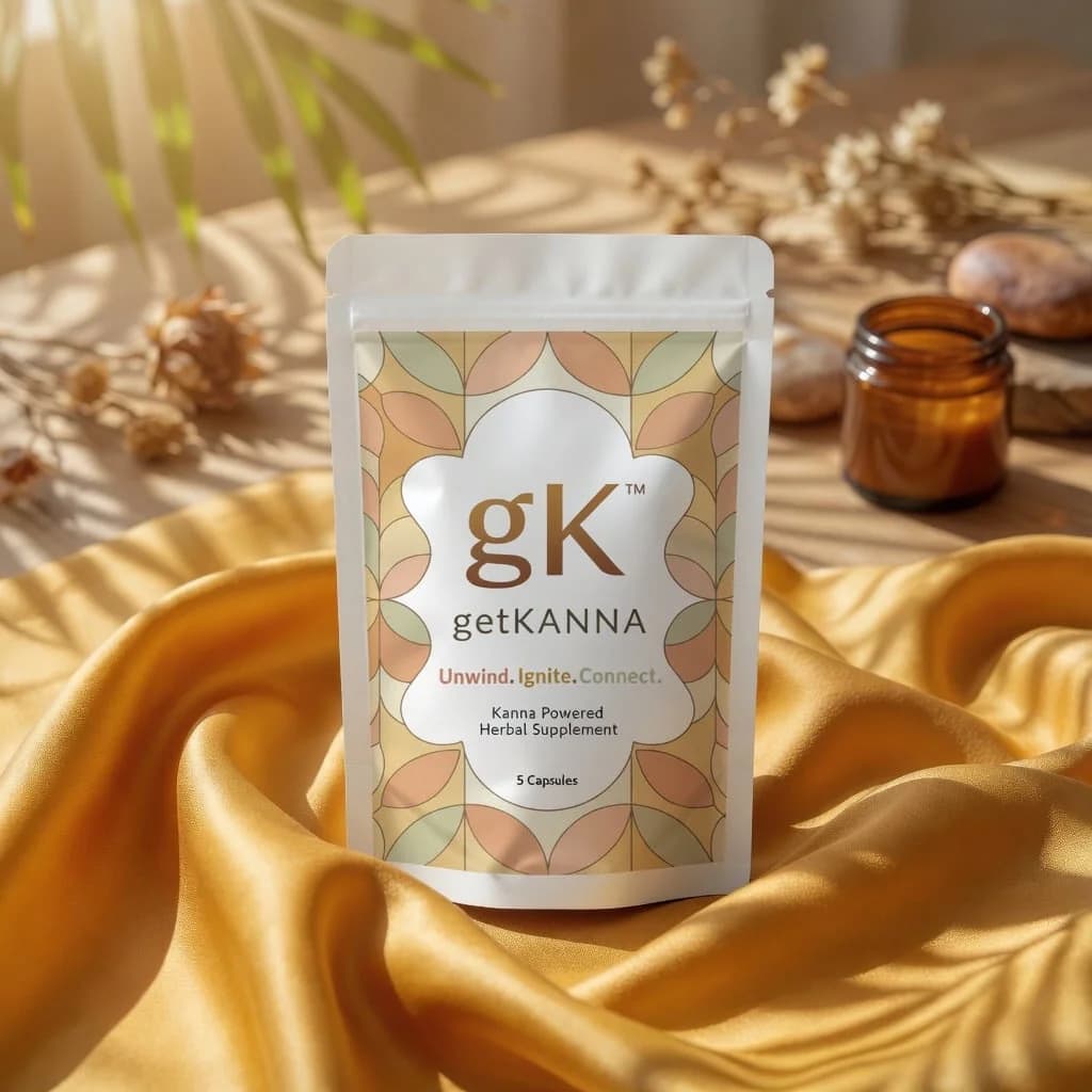 getKANNA gK Connect Product Pouch on Gold Background (Updated)