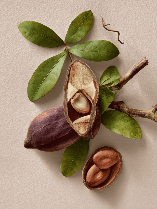 Cacao pod, source of Theobromine